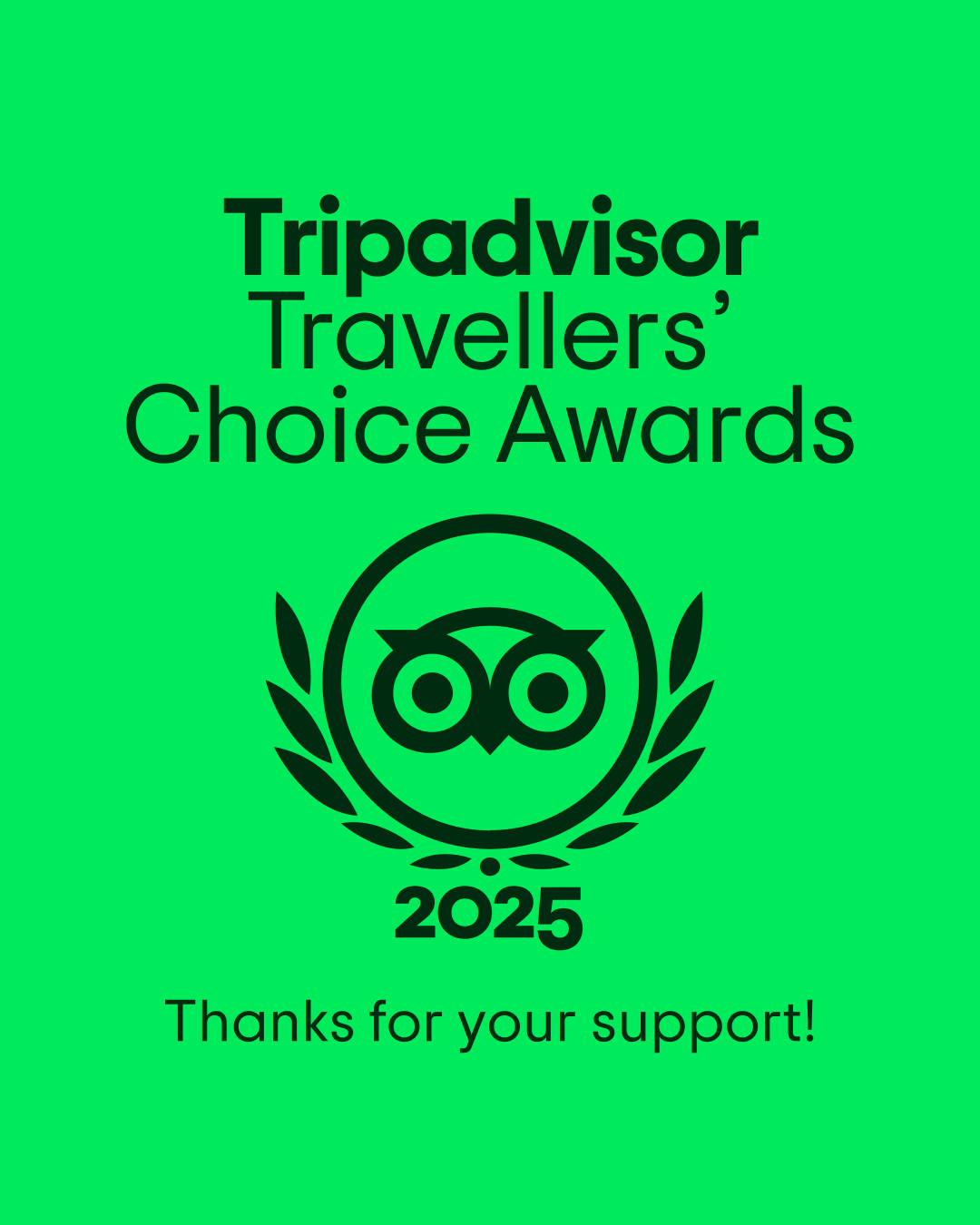 Green Tripadvisor award logo