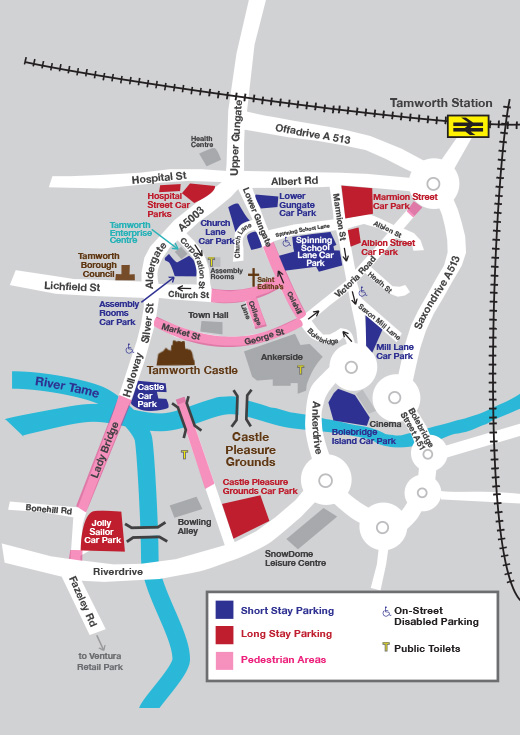 map of car parks