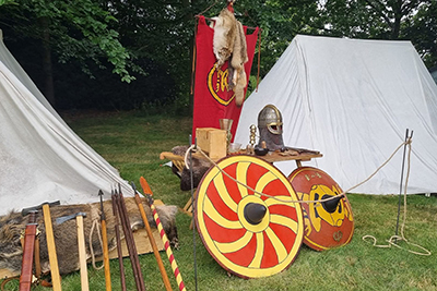 Viking weapons and sheild