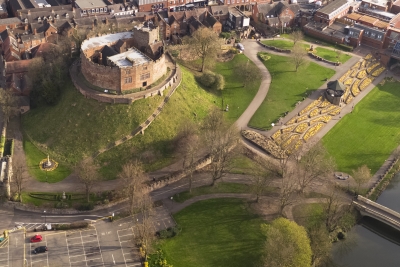 Aerial view of Tamworth